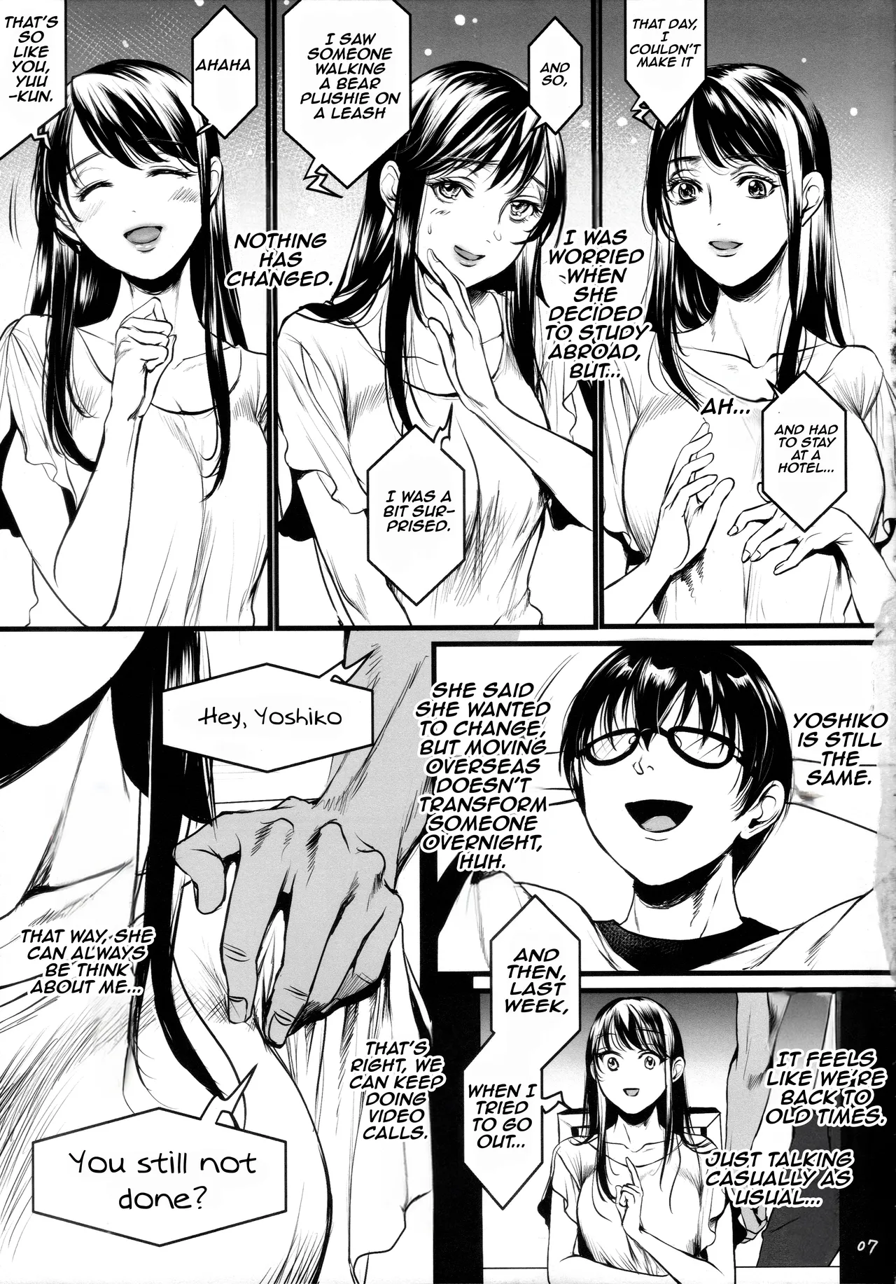 Hentai Manga Comic-She was supposed to be my Yoshiko - Temporary version-Read-6